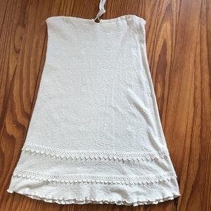 Peruvian cotton midi skirt